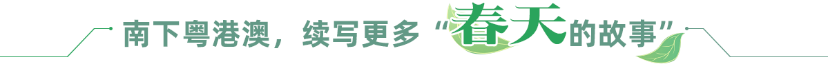南下粵港澳，續(xù)寫更多“春天的故事”